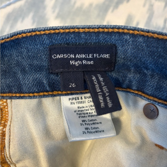 Veronica Beard Carson Blue Flare Jeans - Picture 2 of 2